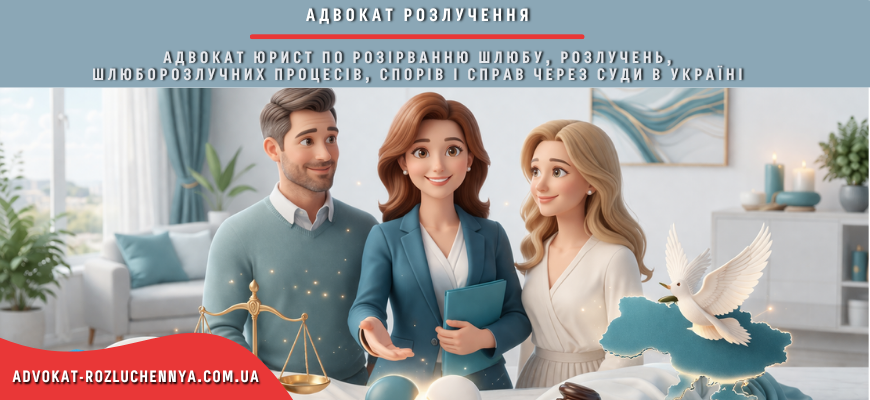 Адвокат юрист допомагає подружжю у процесі розірвання шлюбу через суд в Україні