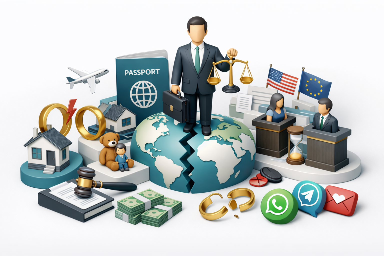 міжнародний адвокат з розлучень супровід шлюборозлучного процесу за кордоном