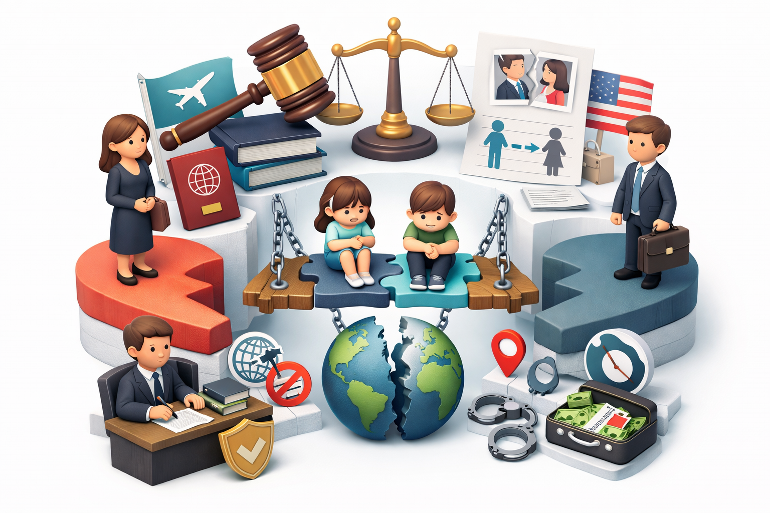 Розірвання шлюбу з іноземцем якщо є діти, міжнародний спір щодо місця проживання дитини, суд та адвокатський супровід