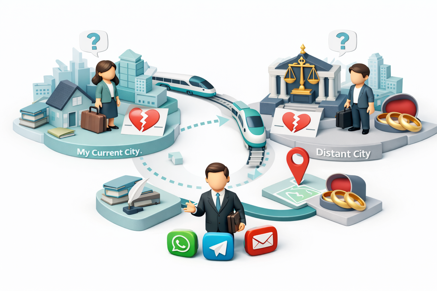 Развод в другом городе через суд с дистанционной помощью адвоката