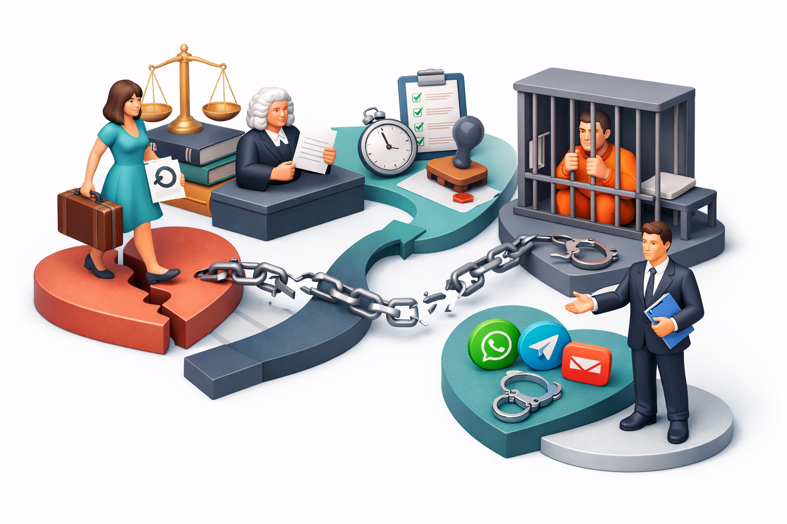 Розлучення з ув’язненим чоловіком через суд із супроводом адвоката