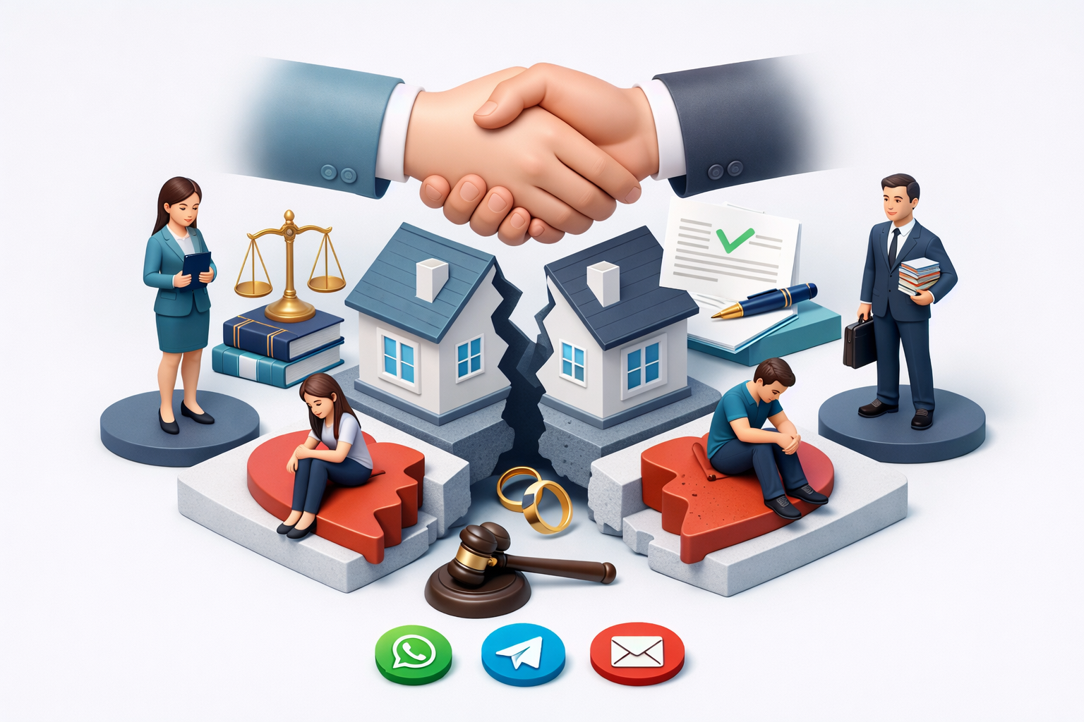 Розлучення за обопільною згодою через спільну заяву подружжя із правовим супроводом адвоката