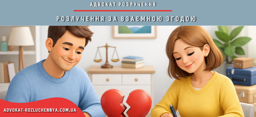 Розлучення за взаємною згодою подружжя підписує документи у світлому інтер’єрі