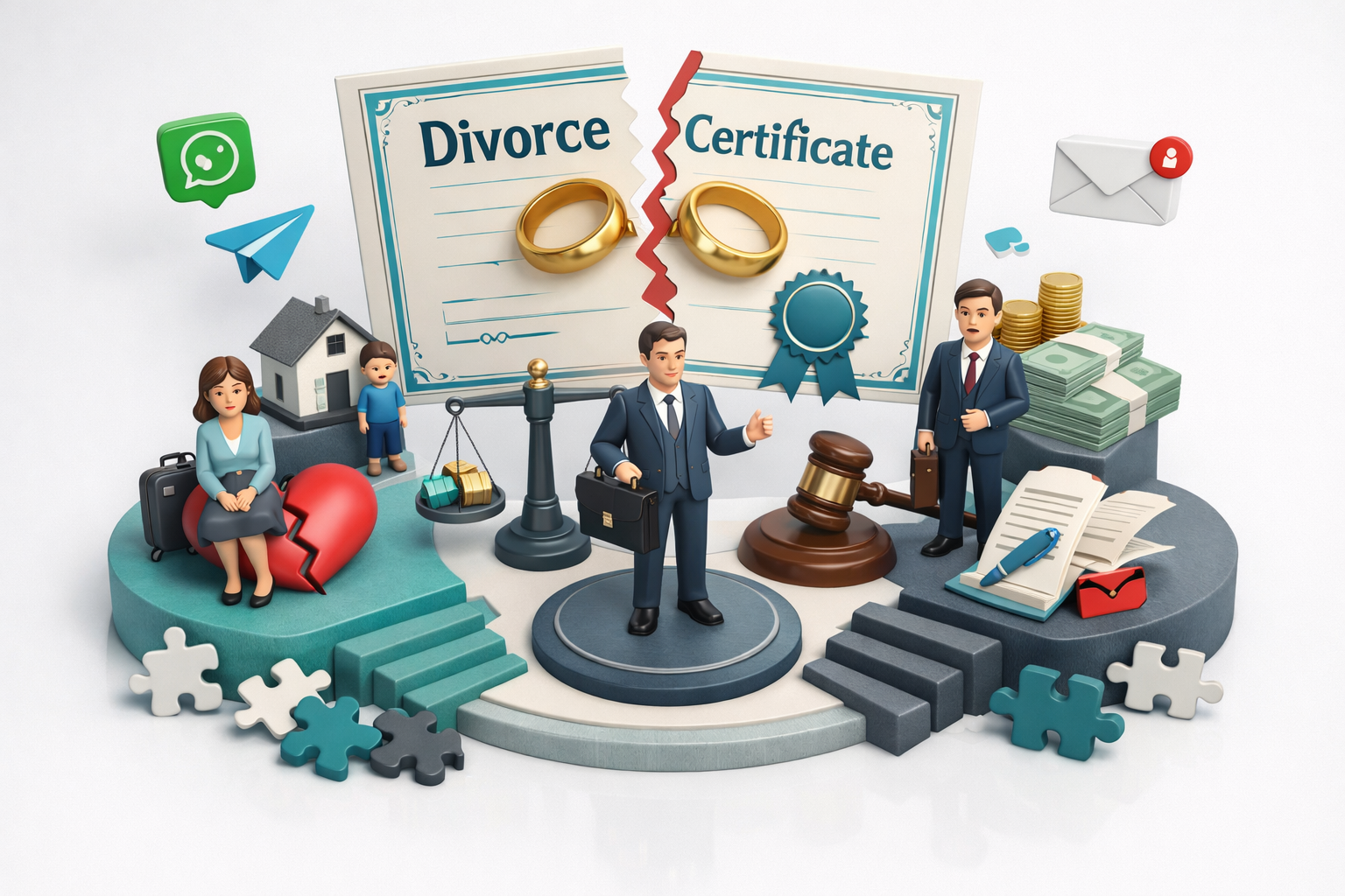 Свідоцтво про розлучення як результат юридичного супроводу адвоката при розірванні шлюбу